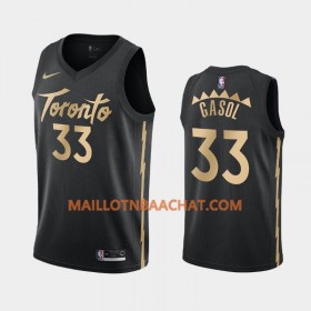 Maillot NBA Toronto Raptors Marc Gasol 33 Nike 2019-20 City Edition Swingman - Homme